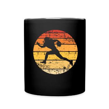 American football - Full Colour Mug - black - Front