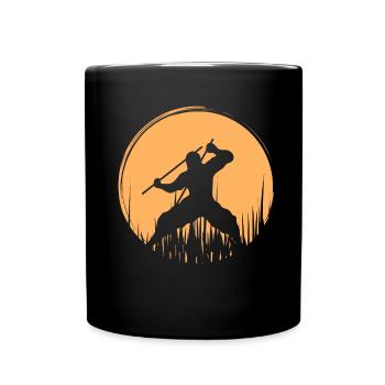 Ninja - Tasse einfarbig - Schwarz - Vorne