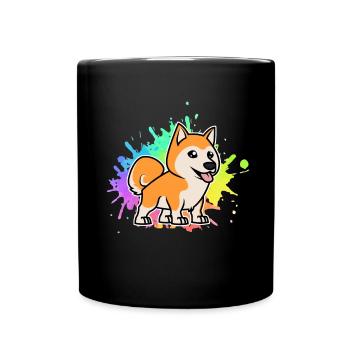 Akita Inu - Mug uni - noir - Devant