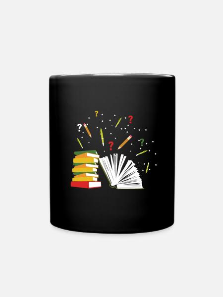 Bibliothèque de livres - Mug uni - noir