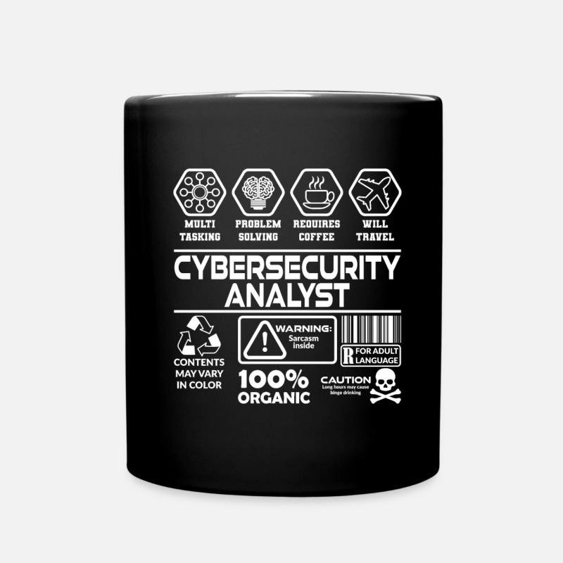 Analyste en sécurité Internet - Mug uni - noir