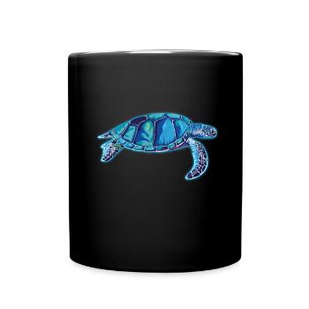 turtles - Full Colour Mug - black - Front