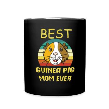 Cochon d'Inde Maman - Mug uni - noir - Devant