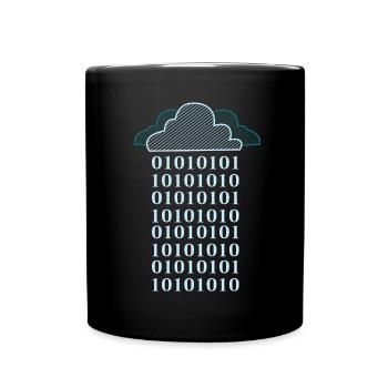 Cloud - Full Colour Mug - black - Front