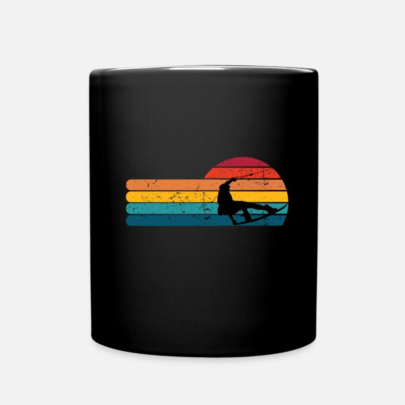 Wakeboard - Tasse einfarbig - Schwarz