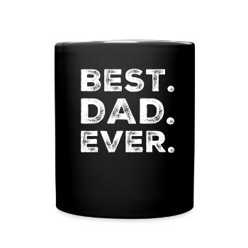 Bester Papa - Tasse einfarbig - Schwarz - Vorne