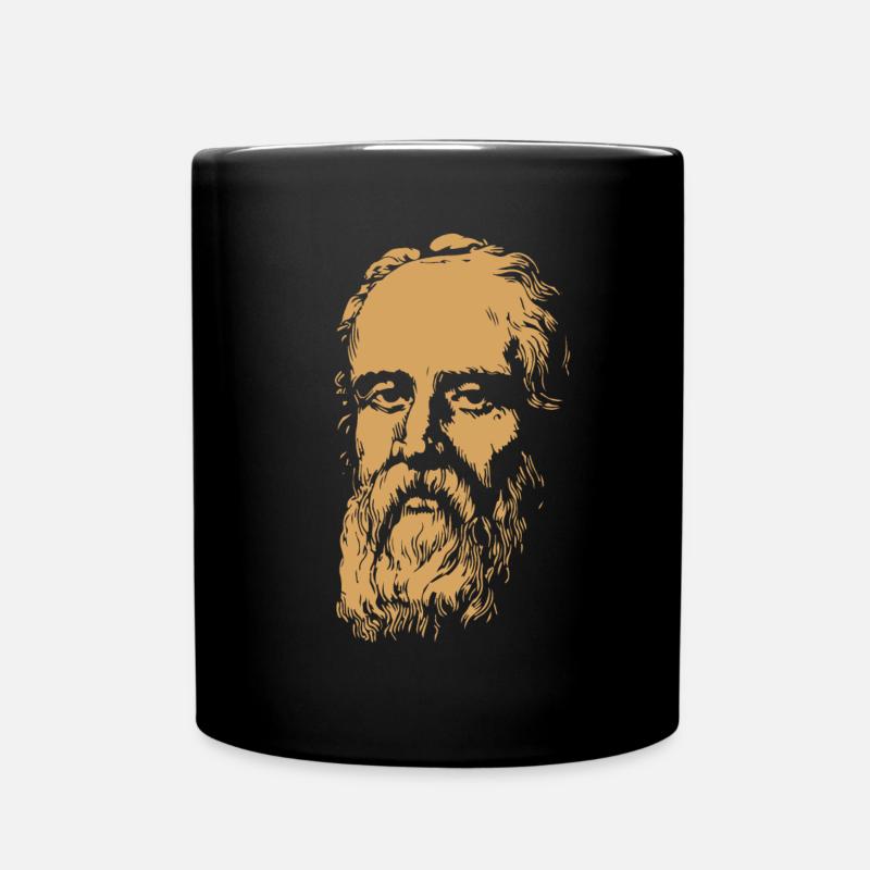 Galileo Galilei - Tasse einfarbig - Schwarz