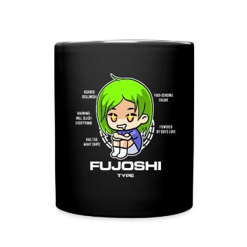 Fujoshi Otaku - Full Colour Mug - black - Front