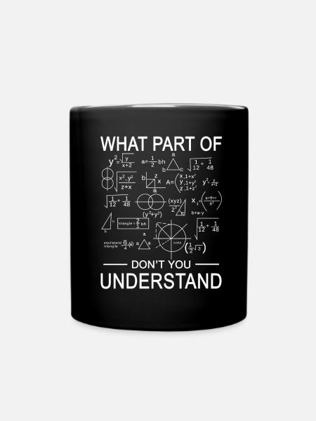 mathematician - Full Colour Mug - black