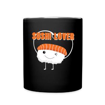 Sushi lover - Full Colour Mug - black - Front