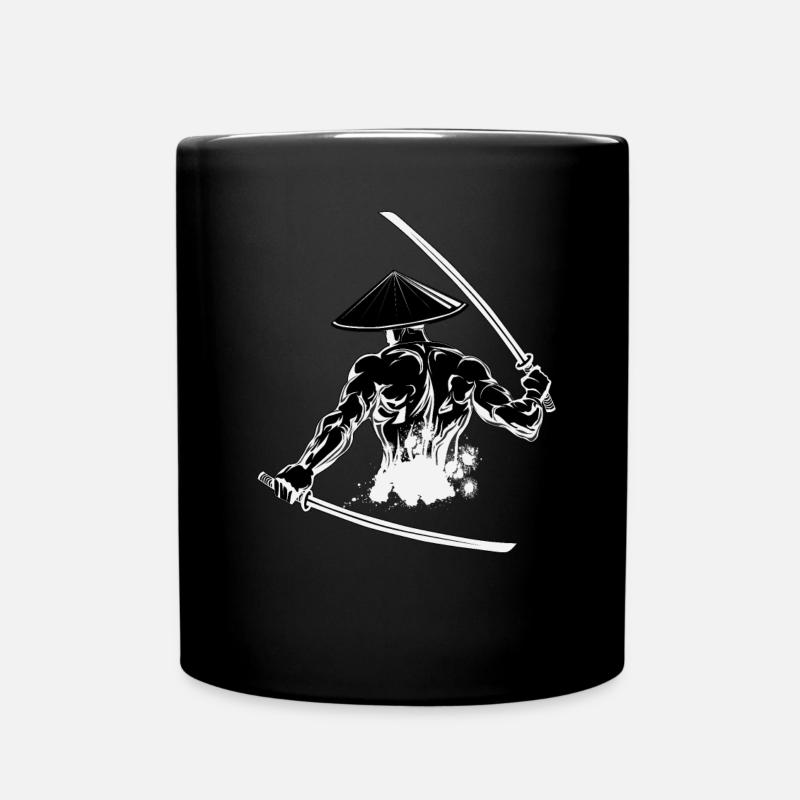 Samurai Katana - Tasse einfarbig - Schwarz