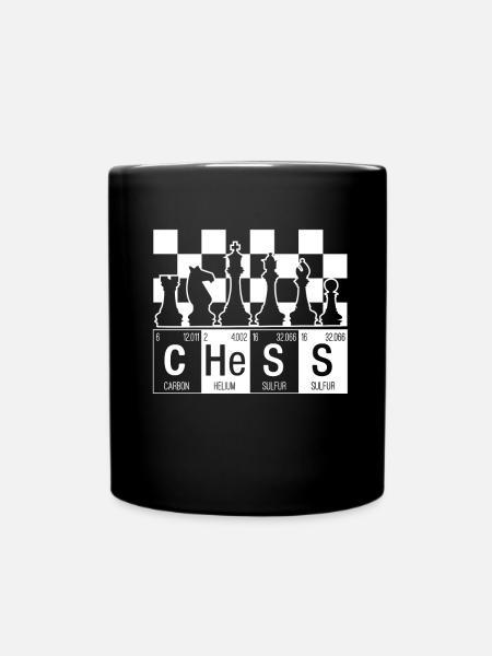 chess - Full Colour Mug - black