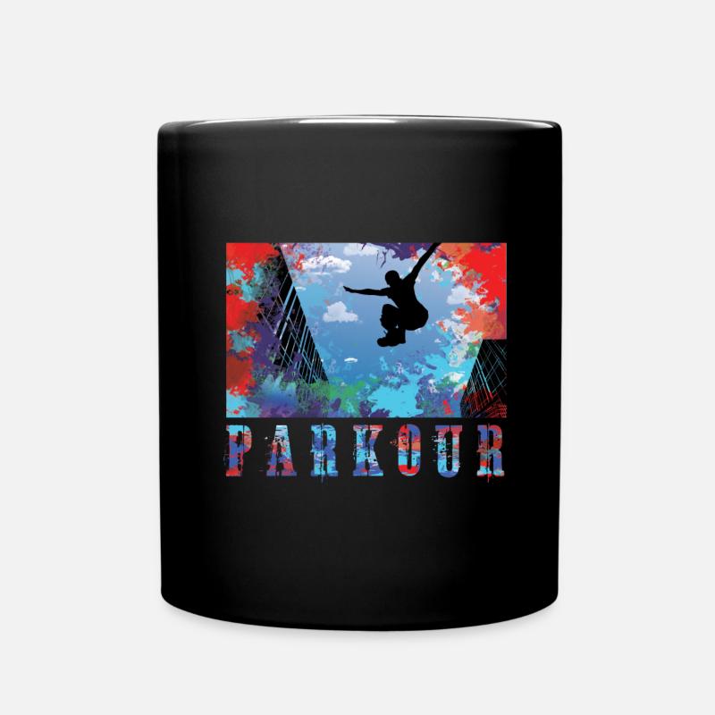 Parkour - Full Colour Mug - black