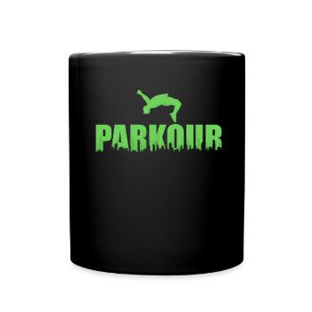 Parkour Running - Mug uni - noir - Devant