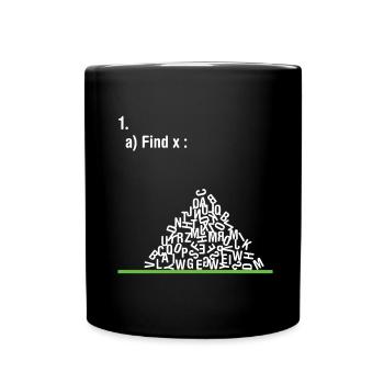 Find X - Full Colour Mug - black - Front