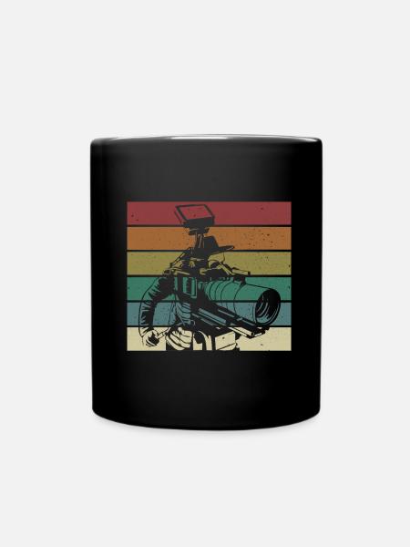 camera operator - Full Colour Mug - black