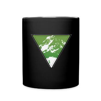Résumé de la montagne - Mug uni - noir - Devant