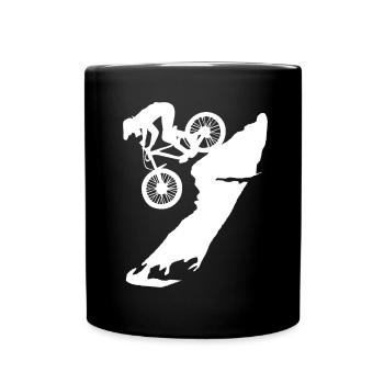 MTB downhill - Full Colour Mug - black - Front