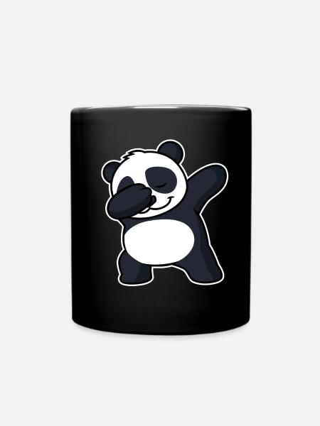 DAB Panda - Tasse einfarbig - Schwarz