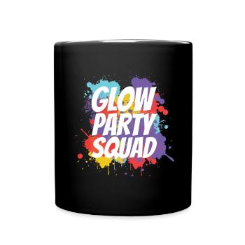 Shining party team - Full Colour Mug - black - Front