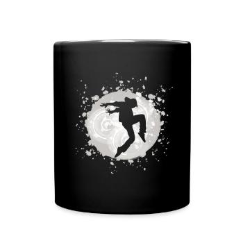 Tänzer - Tasse einfarbig - Schwarz - Vorne