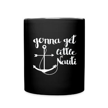 Nautical naughty pun - Full Colour Mug - black - Front
