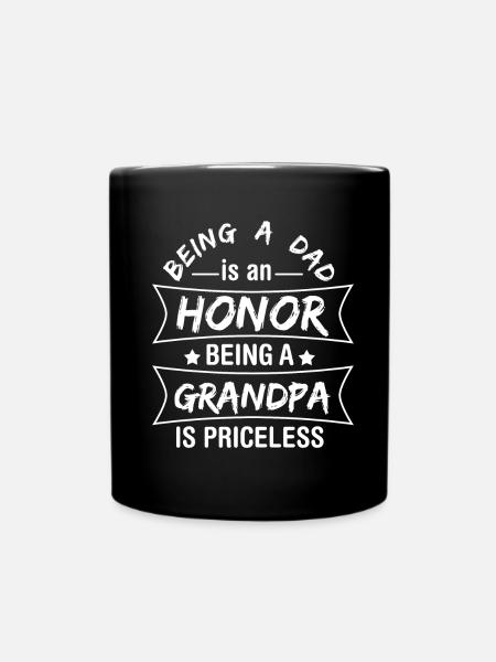 Stolzer Opa - Tasse einfarbig - Schwarz