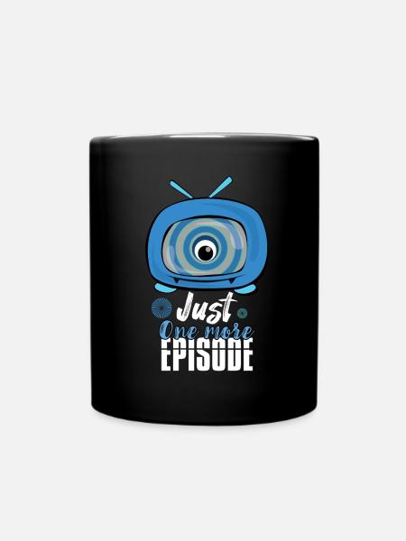 Serien Junkie - Tasse einfarbig - Schwarz