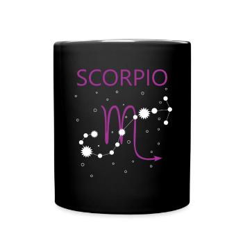 Scorpio - Tasse einfarbig - Schwarz - Vorne
