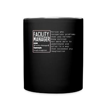 Caretaker Lustig - Full Colour Mug - black - Front