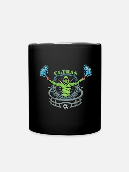 Football Fans d’Ultra - Mug uni - noir
