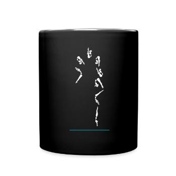 Plongée - Mug uni - noir - Devant