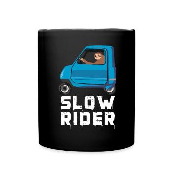 Slow Rider - Mug uni - noir - Devant