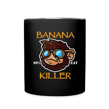 Banana killer - Full Colour Mug - black - Front