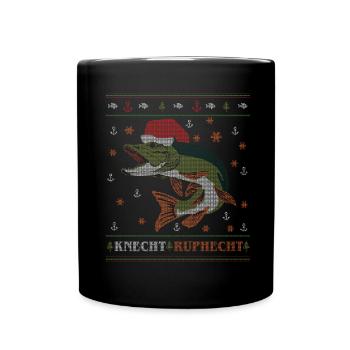 Knecht Ruphecht Ugly Christmas Sweater - Tasse einfarbig - Schwarz - Vorne