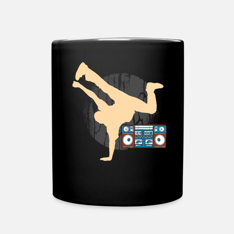 Breakdancer - Tasse einfarbig - Schwarz