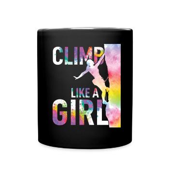 Grimpeurs grimpeurs Bouldern Alpinisme - Mug uni - noir - Devant