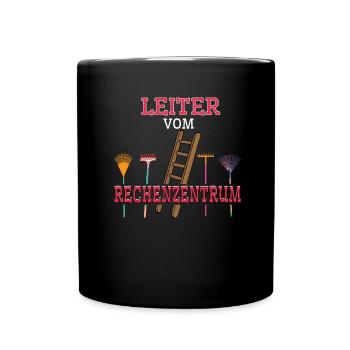 Leiter Vom Rechenzentrum Gärtnerei IT Informatik - Tasse einfarbig - Schwarz - Vorne