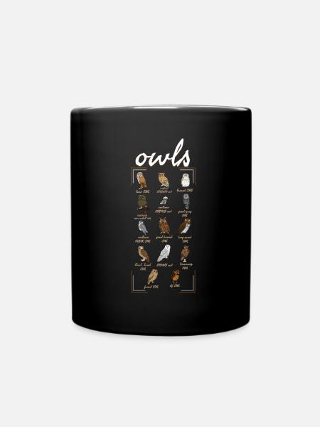 Hiboux Birder Birdwatcher Observation d’oiseaux - Mug uni - noir