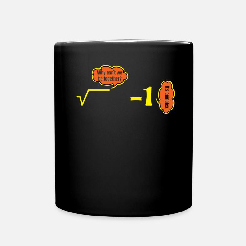 It’s Complex Numbers Math Jokes Humour - Mug uni - noir