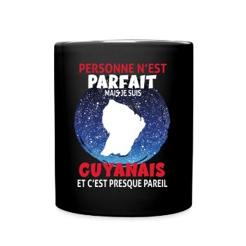 Guyanais Parfait Humour Guyane Idée Cadeau Homme - Mug uni - noir - Devant