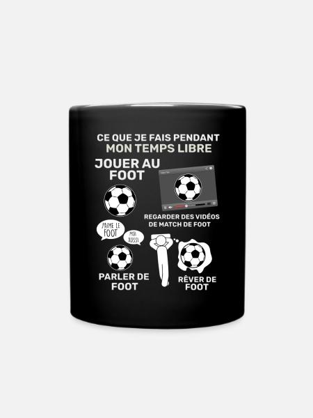 Foot Passion Homme Et Enfant Temps Libre - Mug uni - noir