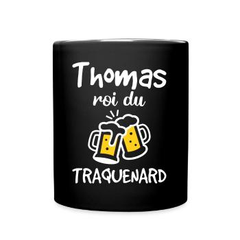 Thomas Roi Du Traquenard - Humour De Thomas - Mug uni - noir - Devant