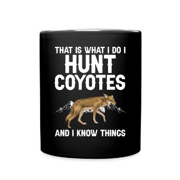 Conception de coyote pour les réacteurs de coyote - Mug uni - noir - Devant