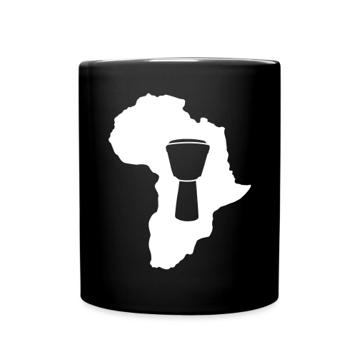 Djembe in Afrika weiss - Tasse einfarbig