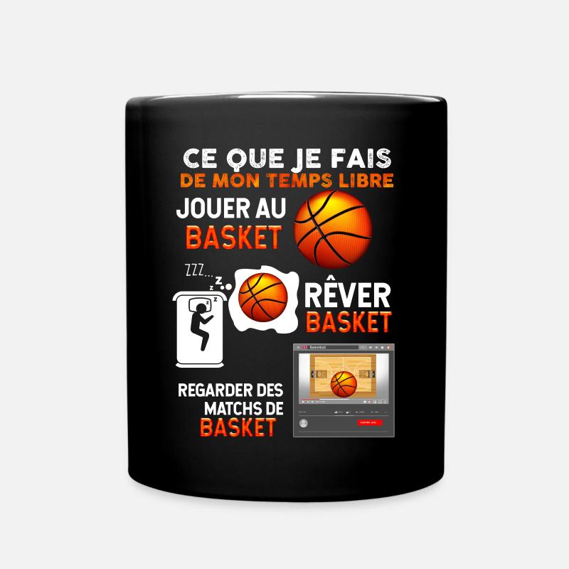 Basket temps libre Pour Basketteur Cadeau Homme - Mug uni - noir