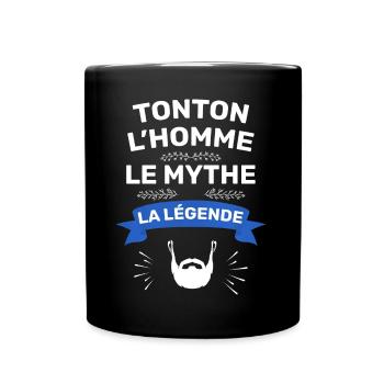 Tonton Une Légende Exceptionnelle - Mug uni - noir - Devant