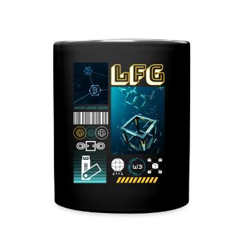 LFG Shirt - Tasse einfarbig - Schwarz - Vorne