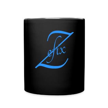 Zefix Bayern granteln - Tasse einfarbig - Schwarz - Vorne