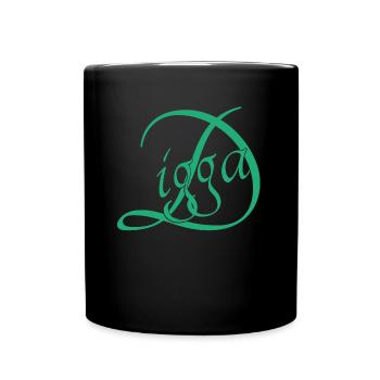 Digga - Tasse einfarbig - Schwarz - Vorne
